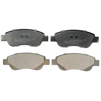 Jeu de 4 plaquettes de frein avant DENCKERMANN B110949