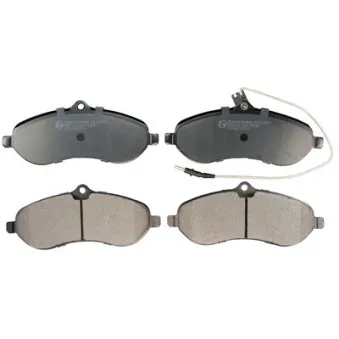 Jeu de 4 plaquettes de frein avant DENCKERMANN B110950