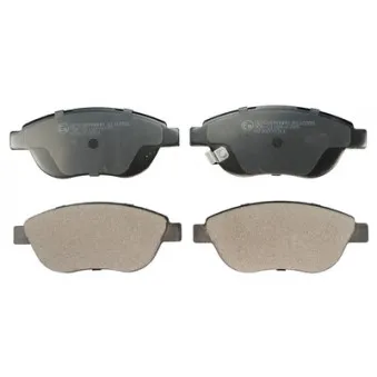 Jeu de 4 plaquettes de frein avant DENCKERMANN B110955