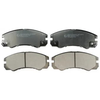 Jeu de 4 plaquettes de frein avant DENCKERMANN B110970