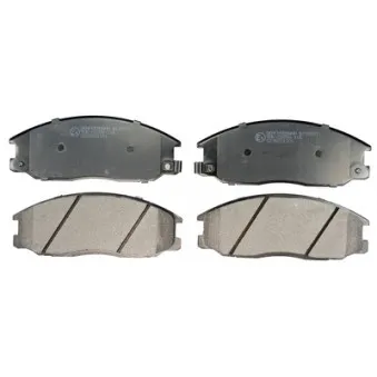 Jeu de 4 plaquettes de frein avant DENCKERMANN B110971