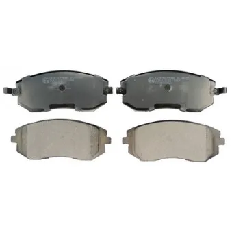 Jeu de 4 plaquettes de frein avant DENCKERMANN B110975