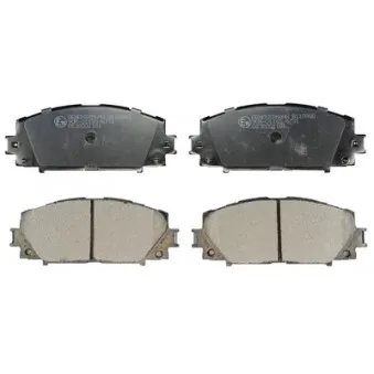 Jeu de 4 plaquettes de frein avant DENCKERMANN B110980