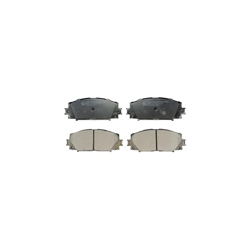 Jeu de 4 plaquettes de frein avant DENCKERMANN B110980