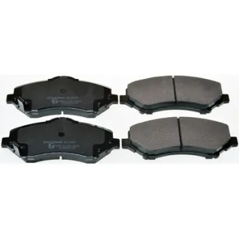 Jeu de 4 plaquettes de frein avant DENCKERMANN B110987