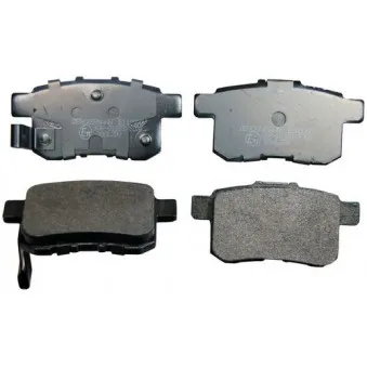 Jeu de 4 plaquettes de frein arrière DENCKERMANN B110990