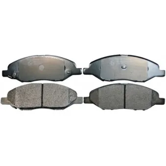 Jeu de 4 plaquettes de frein avant DENCKERMANN B111006