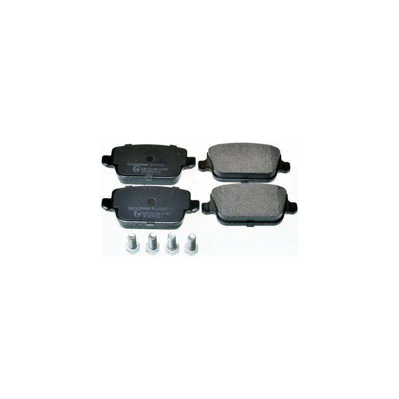 Jeu de 4 plaquettes de frein arrière DENCKERMANN B111010