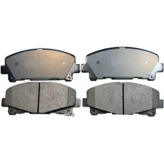 Jeu de 4 plaquettes de frein avant DENCKERMANN B111018