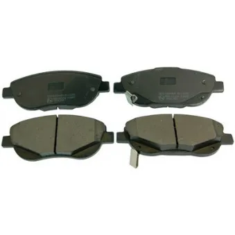 Jeu de 4 plaquettes de frein avant DENCKERMANN B111030