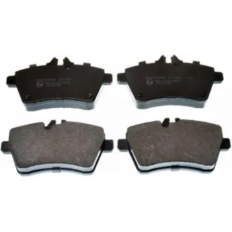 Jeu de 4 plaquettes de frein avant DENCKERMANN B111046