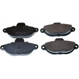 Jeu de 4 plaquettes de frein avant DENCKERMANN B111051