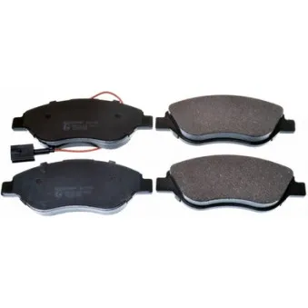 Jeu de 4 plaquettes de frein avant DENCKERMANN B111052