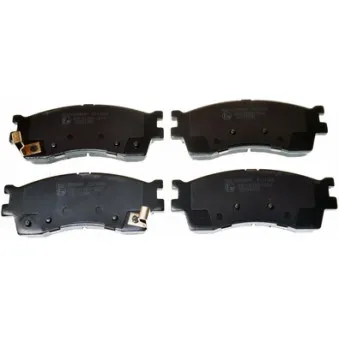Jeu de 4 plaquettes de frein avant DENCKERMANN B111068