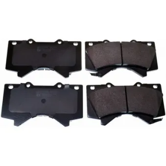Jeu de 4 plaquettes de frein avant DENCKERMANN B111083