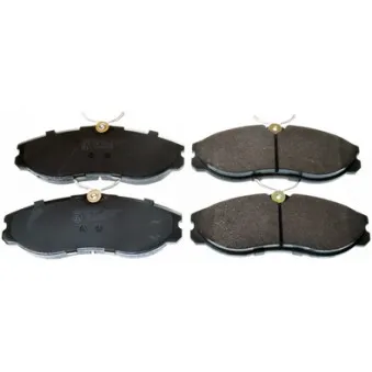 Jeu de 4 plaquettes de frein avant DENCKERMANN B111087