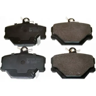 Jeu de 4 plaquettes de frein avant DENCKERMANN B111098