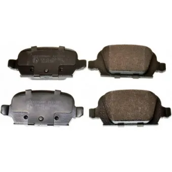 Jeu de 4 plaquettes de frein arrière DENCKERMANN B111100