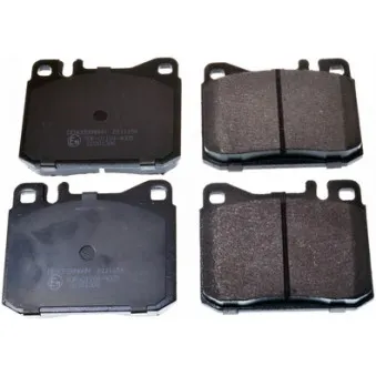 Jeu de 4 plaquettes de frein avant DENCKERMANN B111154