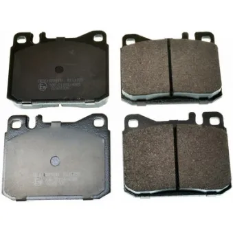 Jeu de 4 plaquettes de frein avant DENCKERMANN B111155