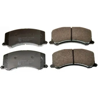 Jeu de 4 plaquettes de frein avant DENCKERMANN B111156