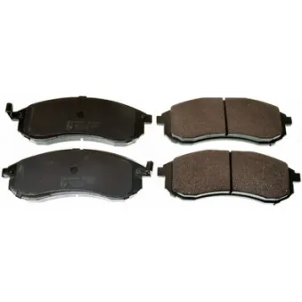 Jeu de 4 plaquettes de frein avant DENCKERMANN B111180