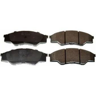 Jeu de 4 plaquettes de frein avant DENCKERMANN B111196