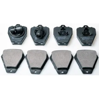 Jeu de 4 plaquettes de frein avant DENCKERMANN B111226