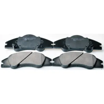 Jeu de 4 plaquettes de frein avant DENCKERMANN B111253