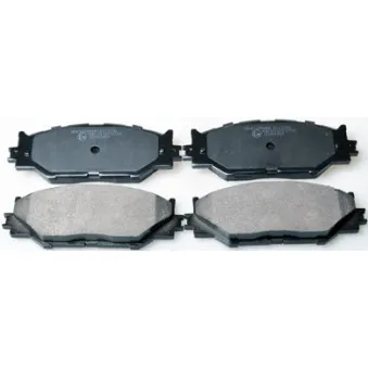 Jeu de 4 plaquettes de frein avant DENCKERMANN B111256