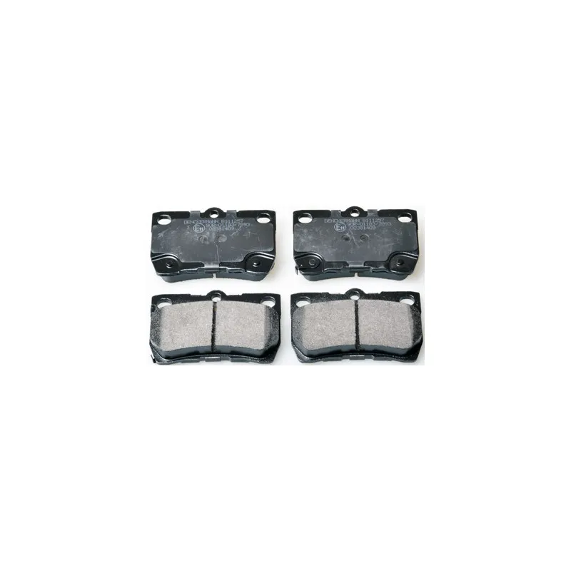 Jeu de 4 plaquettes de frein arrière DENCKERMANN B111257