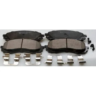 Jeu de 4 plaquettes de frein avant DENCKERMANN B111280