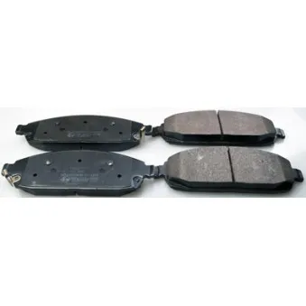 Jeu de 4 plaquettes de frein avant DENCKERMANN B111291