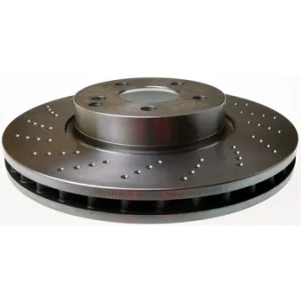 Jeu de 2 disques de frein avant DENCKERMANN B130709