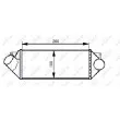 Intercooler, échangeur NRF 30542 - Visuel 1