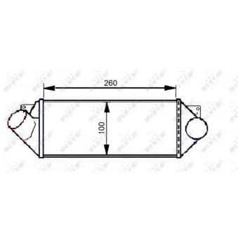 Intercooler, échangeur NRF 30542