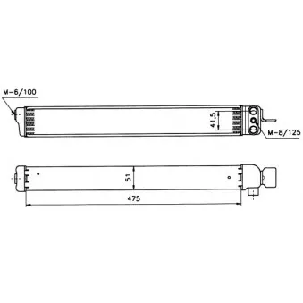 Radiateur d'huile NRF 31019