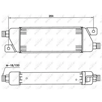 Radiateur d'huile NRF 31050
