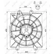 Ventilateur, refroidissement du moteur NRF 47504 - Visuel 3