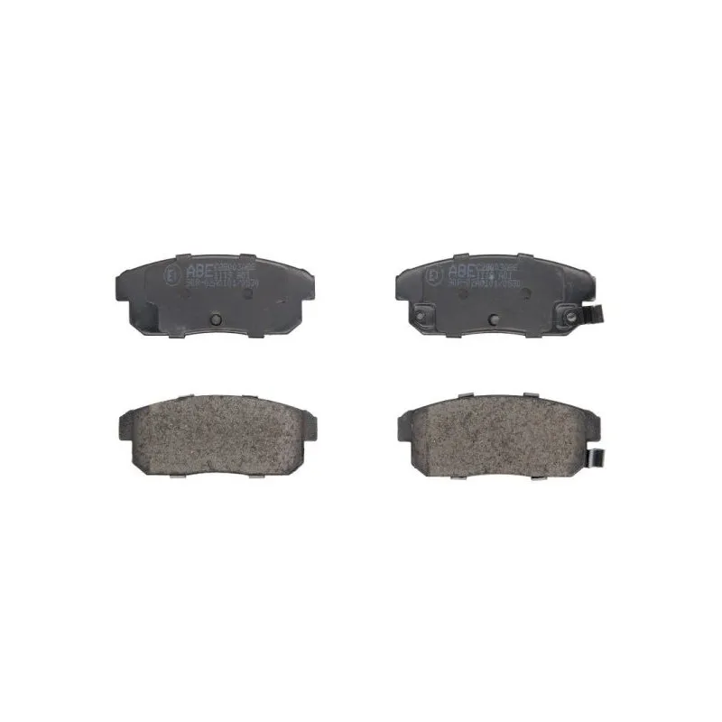Jeu de 4 plaquettes de frein arrière ABE C28003ABE