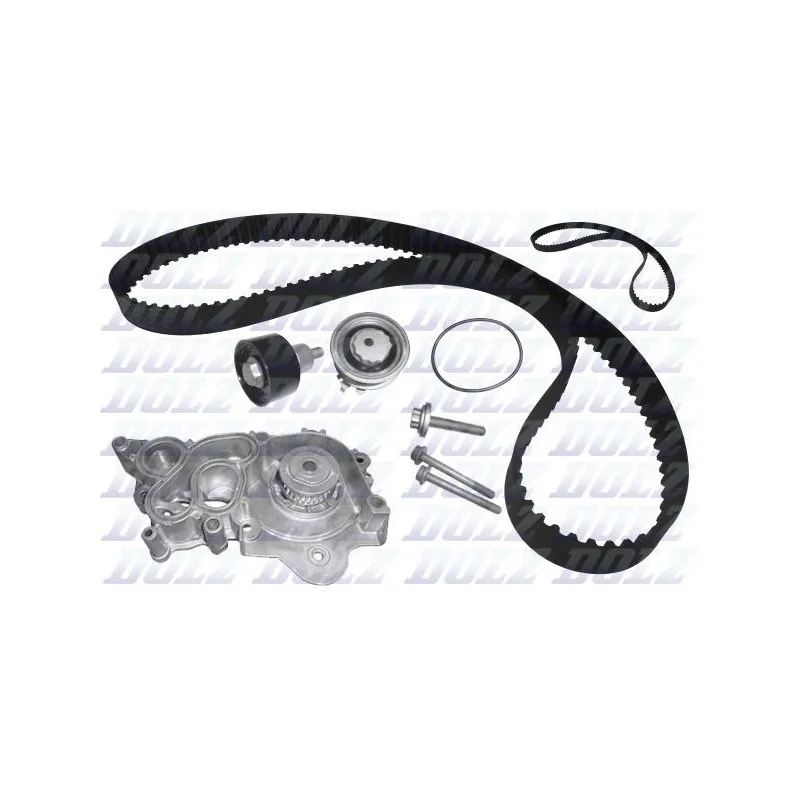 Pompe à eau + kit de courroie de distribution DOLZ KD150