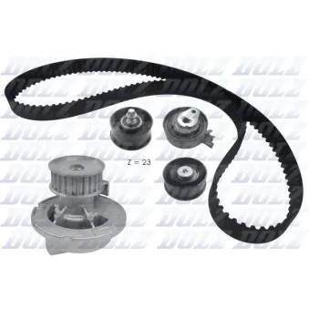 Pompe à eau + kit de courroie de distribution DOLZ KD157