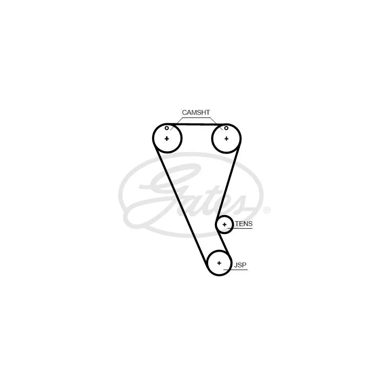 Courroie de distribution GATES T363HOB