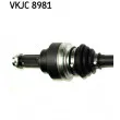 Arbre de transmission SKF VKJC 8981 - Visuel 2