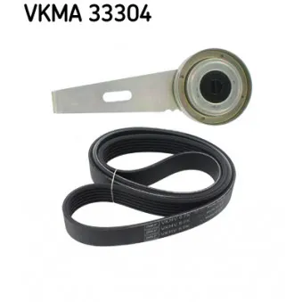 Jeu de courroies trapézoïdales à nervures SKF VKMA 33304