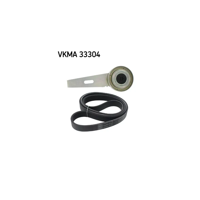 Jeu de courroies trapézoïdales à nervures SKF VKMA 33304