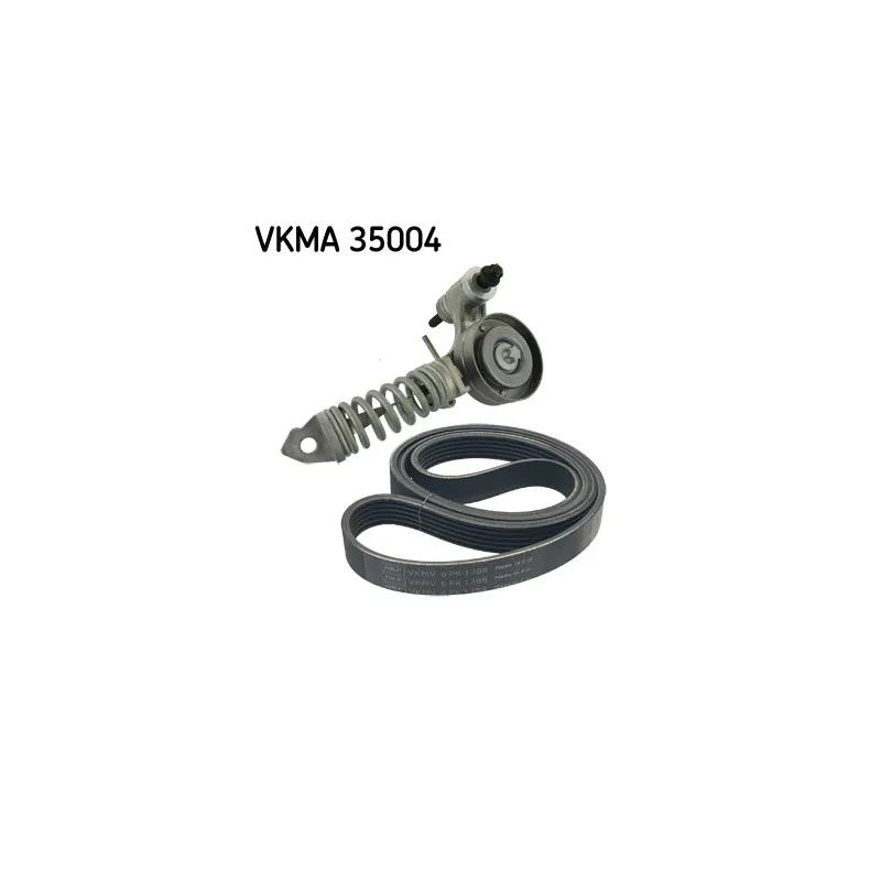 Jeu de courroies trapézoïdales à nervures SKF VKMA 35004