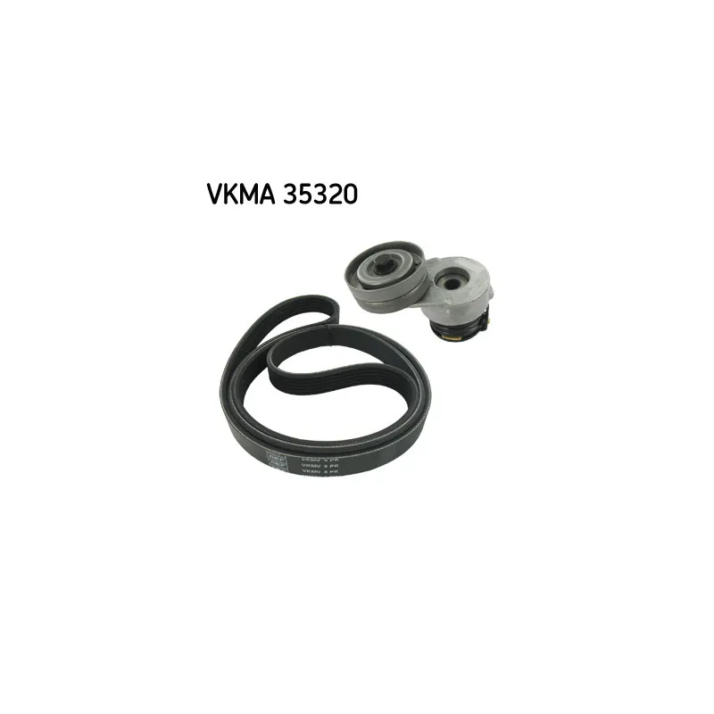 Jeu de courroies trapézoïdales à nervures SKF VKMA 35320