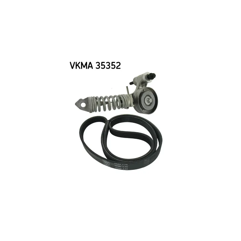 Jeu de courroies trapézoïdales à nervures SKF VKMA 35352