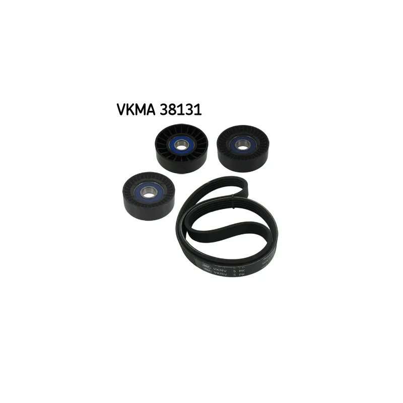 Jeu de courroies trapézoïdales à nervures SKF VKMA 38131